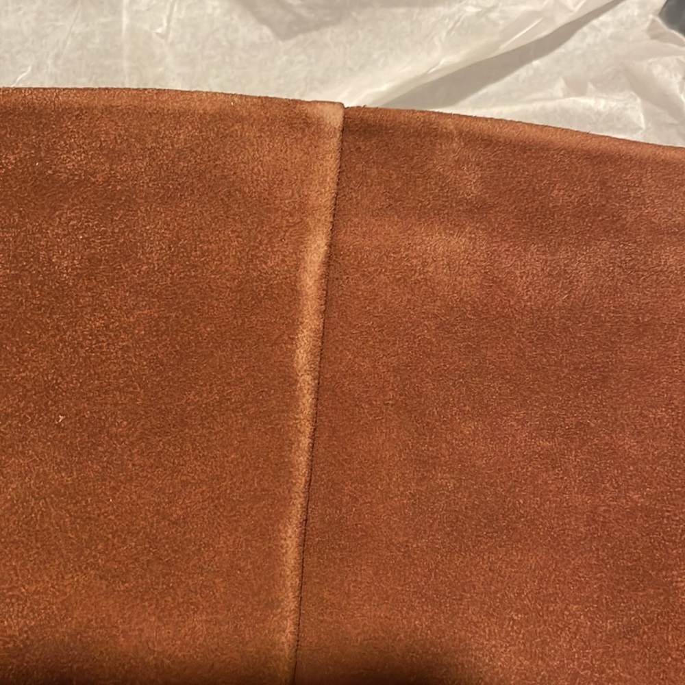 GIANI BERNINI SUEDE MEMORY FOAM WEDGE BOOTS WITH DEFECTS - Picture 4 of 6